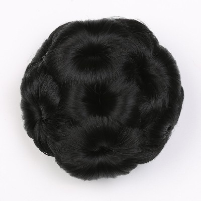 D-DIVINE 9 FLOWER Panja  Brown Bun Hair Extension