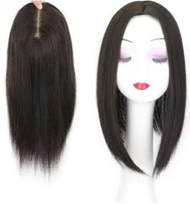 INDI MART CREATION 3 Clip Closure/Topper Extension For Cover Scalp Brown  Extension Hair Extension