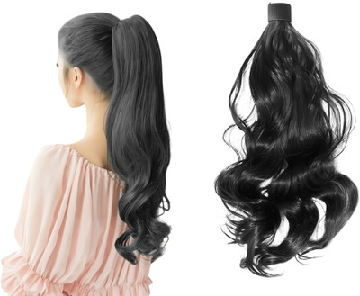 D-DIVINE  Extensions And Wigs Ponytail  looking Scale Ponytail , Black Colour Hair Extension