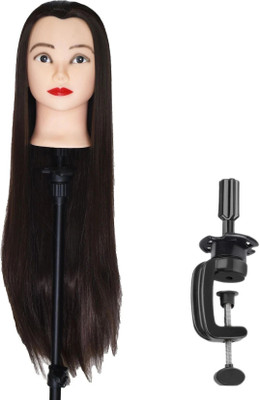 A H S Dummy For style Practice/Cutting Dummy/Salon Mannequin For Brown Free Stand Hair Extension