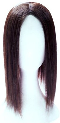 D-DIVINE Women Topper/Patch For Front Baldness Cover Area Hair Extension