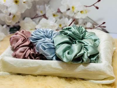 RAMADHANIII RD JUMBO SCRUNCHIES A3 Hair Extension