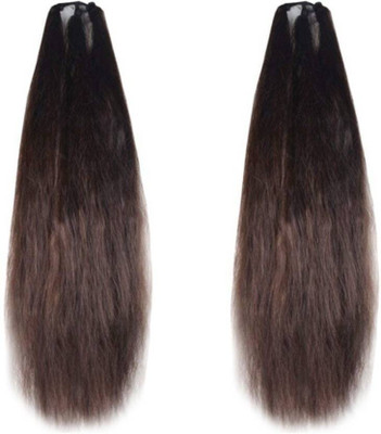 D-DIVINE Set of 2 Natural Brown Parandi Hair Extension