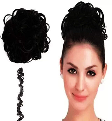 A H S  Frill Multi Purpose Use Extension (Black), Pack of 1 Hair Extension