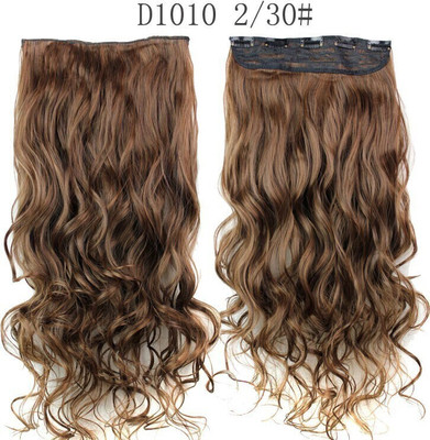 CAMOLA DEVA CAMOLA_5 Clips Dark Brown Wavy Hair Extension