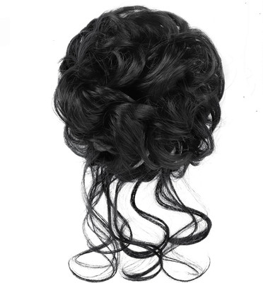 MEGARICH Elastic  Band  Pieces Curly  Bun Scrunchie Daily Wear Hair Extension