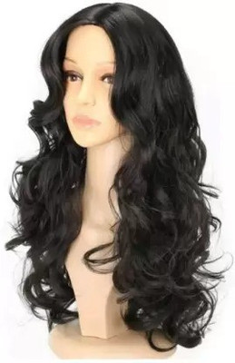 Hymaa Middle Part Long  Wig For Women & Girl Hair Extension