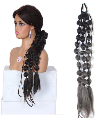 Ritzkart Synthetic Ombre Bubble Ponytail Hair Extension