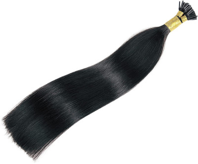 SHIVA I-Tip BROWN 29 INCH Straight Extensions 50 Strands Hair Extension