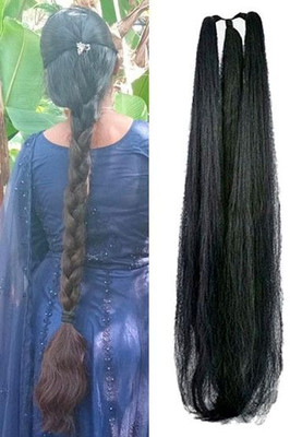 GIRISA BLACK HAIR LONG CHOTI 3 Hair Extension