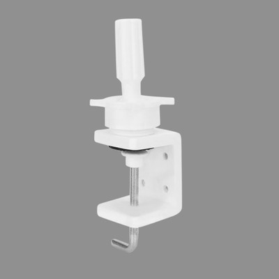 D-DIVINE Wig Mannequin White Head Stand Holder, 1 Pack Cosmetology Manikin Stand Hair Extension