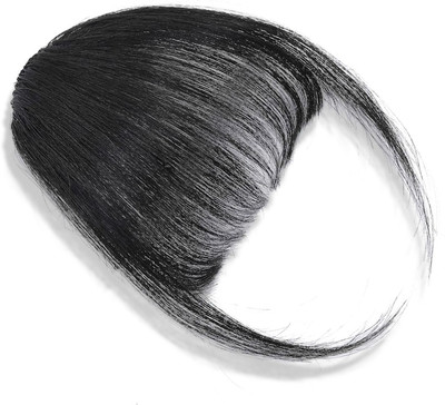 A B S Black Bangs Clip On Clip In Front Bang Fringe Hair Extension