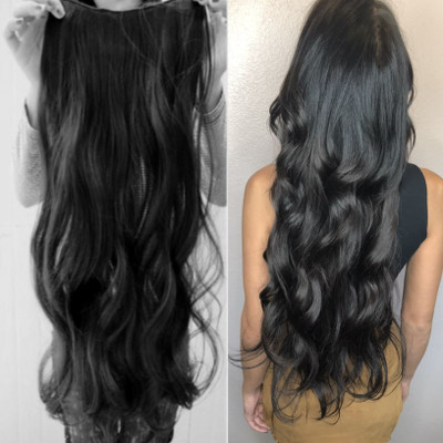 NAZARIO Long Beautiful Wig Curly Extension For Women & Girls ( 26 inch ) Hair Extension