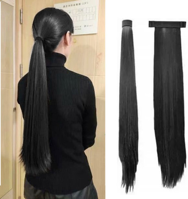 VIVIAN  Extensions And Wigs Ponytail  looking Scale Ponytail, Black Colour Hair Extension