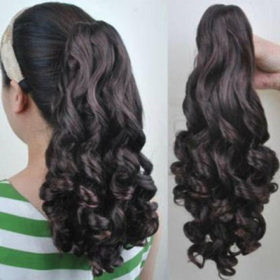 shopglobal Beautiful Curly  extension for girls Hair Extension