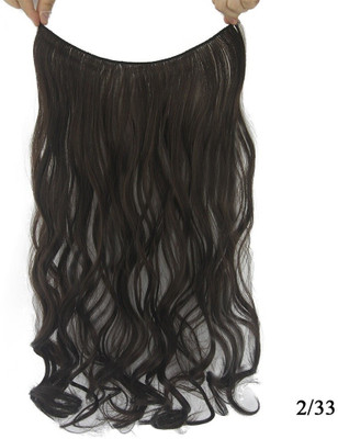 Blushia Beautuful Look Premium Quality 5 Clip In  Extension Hair Extension