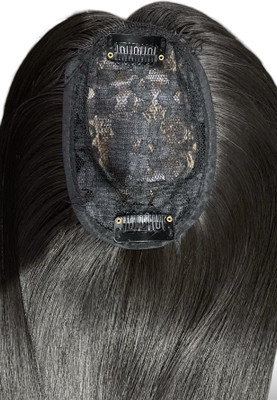 kerav 2 Clip Topper Front and Scalp Cover Up extensions Brown  Extension Hair Extension