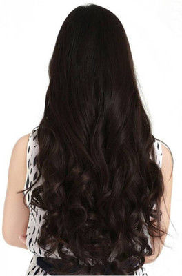 D-DIVINE Clip in wavy brown Hair Extension