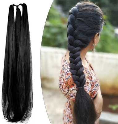 BClassy Choti Black 26 Inch Instant For Women, Girls Bridal Fashionable Hair Extension