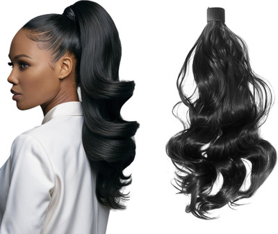 Views  Extensions And Wigs Ponytail  looking Scale Ponytail, Black Colour Hair Extension