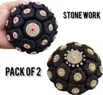Deepak trading STYLISH JUDA Accessory bun extension (pack of 2) Hair Extension