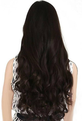 PEMA Clip In Brown Wavy Hair Extension