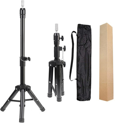 D-DIVINE Wig Stand Tripod Wig Head Stand Adjustable Mannequin Head Stand for Canvas Hair Extension