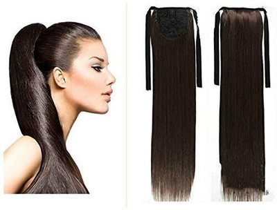 A H S Ribbon Ponytail Extensions Clip in  Extensions Long for Women Curly - 24 Hair Extension