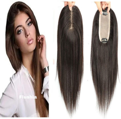 Views 4x2 Women's  topper In 2 Snap Clip for Women | Synthetic  Topper Hair Extension