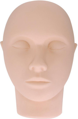 D-DIVINE MakeUp Face Mannequin Dummy Head Reusable for Practice Model Massage Dummy Hair Extension