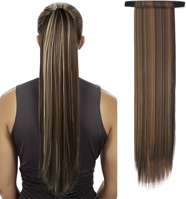 D-DIVINE 24 Inches  Extensions Ponytail  looking Scale Highlight Colour for Women Hair Extension