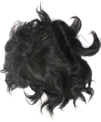 Ritzkart USA Silk Base 8X5 Human  Patch/Wig With Anti Fungus  Bonding Glue Hair Extension