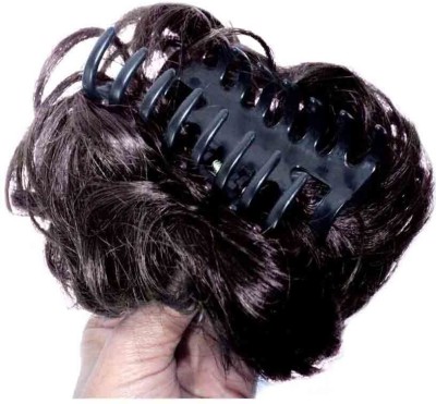 D-DIVINE Synthetic  Extension Clutcher Juda  Bun For Women Artificial Juda Hair Extension