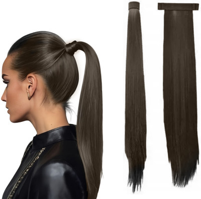 Blushia  Extensions And Wigs Ponytail  looking Scale Ponytail, Brown Colour Hair Extension
