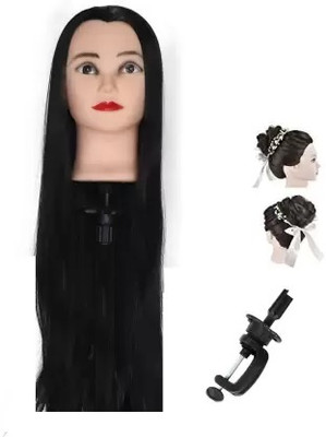 A H S Saloon Use Dummy for Styling And Practice Dummy With Stand Extension Set of 1 Hair Extension