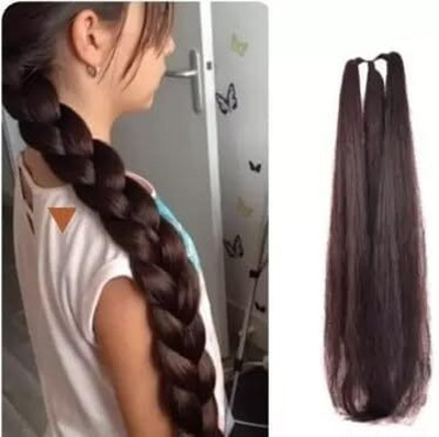 Views Nice Look Paranda Choti Brown Colour 26 inch Instant Ready For  Hair Extension