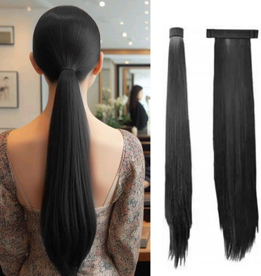 VIVIAN  Extensions And Wigs Ponytail  looking Scale Ponytail  Black Colour Hair Extension