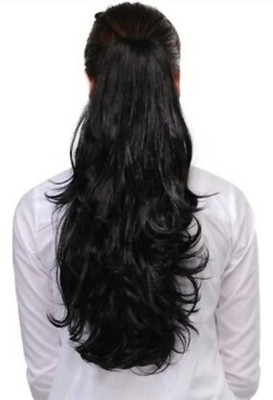 A H S Smooth silky Step cut Clip on Clutcher Hair Extension