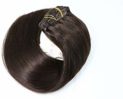 TRESS Beautiful Natural Look Brown 5 Clip In Hair Extension