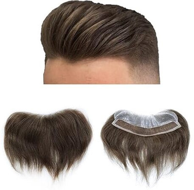GROWTH Men's Frontal/hairline hairpiece/Patch for for Covering Male Receding Patch Hair Extension