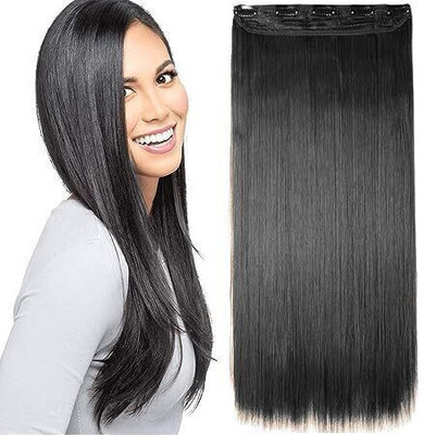 CAMOLA DEVA Black Good Length straight  Wig Extension Hair Extension