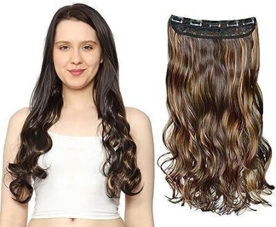 Getvock HIGHLIGHT Good Length Wavy/Curly  Wig Extension Hair Extension