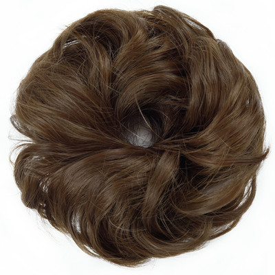 D-DIVINE High Very Soft Elastic Brown Bun 1 Pcs  Extension Hair Extension