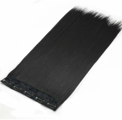 CAMOLA DEVA black 5 clip (STRAIGHT) Hair Extension