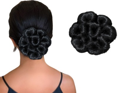 VIVIAN (Pack of 1) Messy Bun  Piece  Extension Black Hair Extension