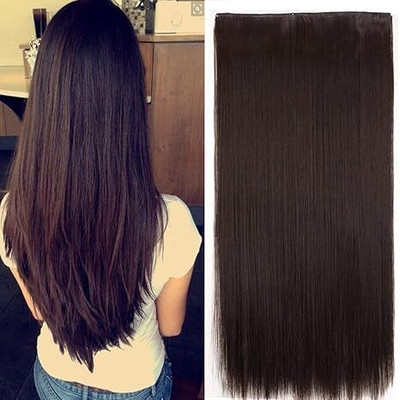 Getvock Good Quality Dark Brown  Hair Extension