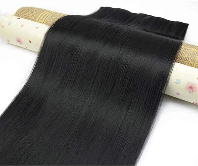 Sunduseva Straight Black 5-Clip Extension for Instant Volume & Style Hair Extension