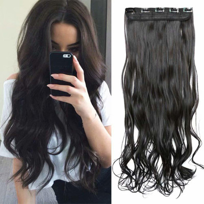 D-DIVINE Beautiful Looks Premium Quality Wavy 5 Clip In Hair Extension