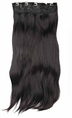 TRESS Black 5 Clip in Wavy Hair Extension