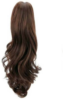Views Factory Price Clature Based Natural Brown Ponytail Hair Extension
